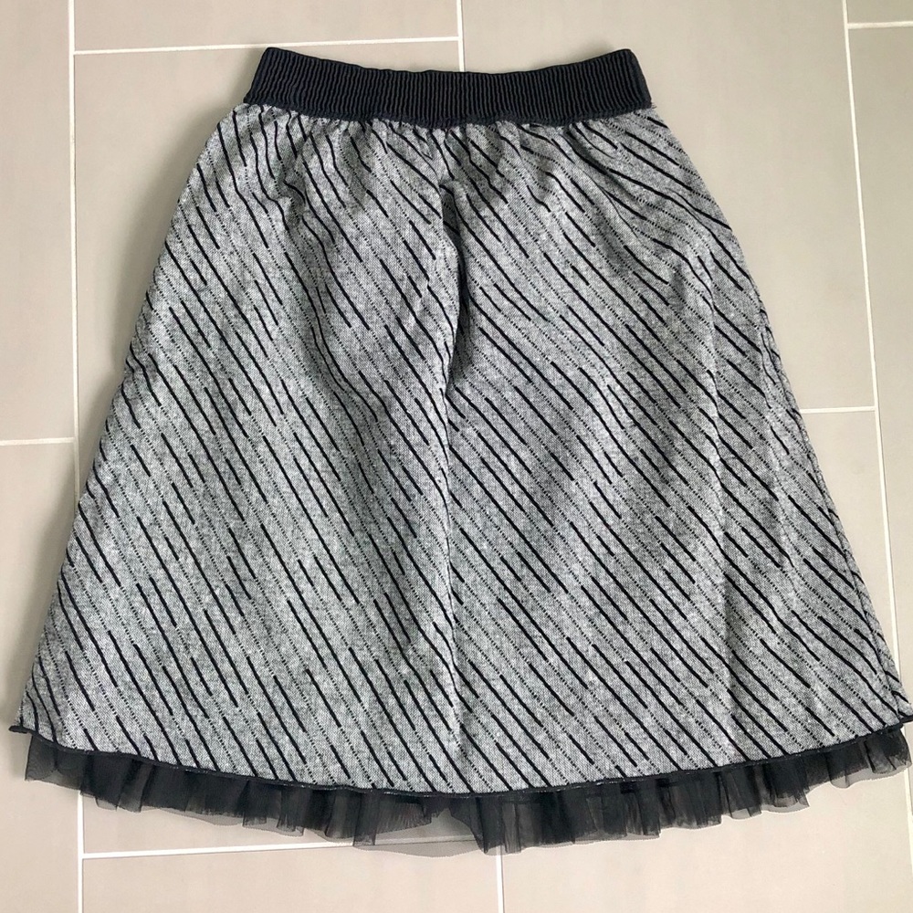 Gray & Black dress skirt